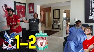 CRYSTAL PALACE vs LIVERPOOL 12 LIVE FAN REACTION  ALISSON AND ELLIOTT ARE LIVERPOOLS HEROES [upl. by Aridni]