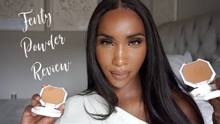 Fenty Powder Foundation Review [upl. by Lyreb]