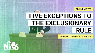 Five Exceptions to the Exclusionary Rule No 86 [upl. by Griffiths]