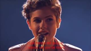 Calysta Bevier Brave Lyrics  Americas Got Talent Quarterfinals 2016 [upl. by Ballou]