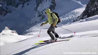 www chamonixskiguide com vallee blanche petit envers du plan [upl. by Sedinoel]