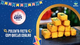 Polenta frita com queijo coalho  Chef César [upl. by Baniez]