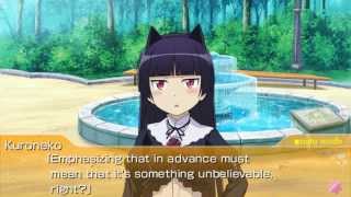 Oreimo Tsuzuku PSP Kirino Route Part 21  Kirino amp Kuroneko English Subtitles [upl. by Pachston808]