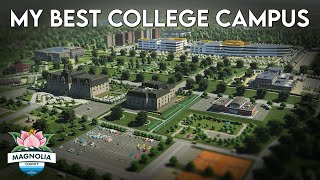 Building a MASSIVE Custom University Campus in Cities Skylines 2  MC 7 [upl. by Norga]