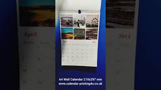 A4 wall Calendar for the year 2019 [upl. by Lancelle]