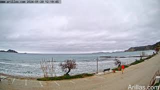 20240120 Arillas Corfu Live Webcam [upl. by Nalani]