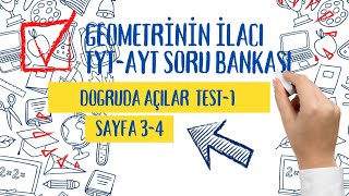 ACİL YAYINLARI GEOMETRİNİN İLACI SORU BANKASIDoğruda Açılar Test1 [upl. by Connel]