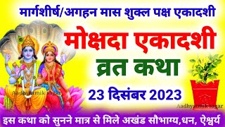 Ekadashi Vrat Katha एकादशी व्रत कथा  Mokshda Ekadashi Vrat Ki Katha Ekadashi Ki Katha ekadashi [upl. by Milks]