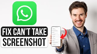 How to Fix Can’t Take Screenshot Due to Security Policy on WhatsApp  Quick FIX [upl. by Heyra]