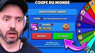 je suis dans LÉQUIPE de CodeRzm64 et Gas 🔥 pour la COUPE DU MONDE 🏆 réussi en BRAWLER ALEATOIRE [upl. by Selwyn521]