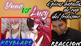 Yuno vs Lucy Épicas Batallas de Rap del Frikismo T2  Keyblade ft Asuna amp Maydawa  Video reaccion [upl. by Niall]