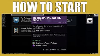 To The Daring Go The Spoils Quest From Xur Destiny 2  How To Start 30th Anniversary Event Destiny 2 [upl. by Bella37]