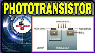 PHOTOTRANSISTOR  WORKING OF PHOTOTRANSISTOR [upl. by Dunlavy164]