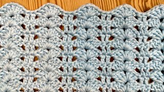 Simple amp beautiful lace blanket for beginners and beyond 💙 [upl. by Darla670]