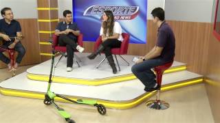 Trikke Patinete de 3 rodas  Record News ES [upl. by Atekan]