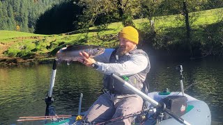 Oregon Alsea River Float Coho Salmon Caught [upl. by Assiren]