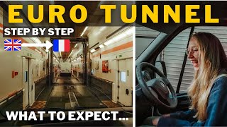 The Euro Tunnel  Step By Step Drive Through  WHAT TO EXPECT [upl. by Loughlin]