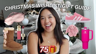 75 CHRISTMAS WISHLIST IDEASGIFT GUIDE🎁 Vlogmas Day 2 [upl. by Babbie]