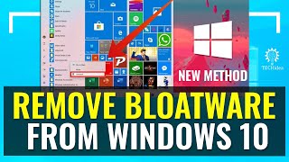 Remove Bloatware from Windows 10  Windows 10 Debloater 2022 [upl. by Ruffi220]