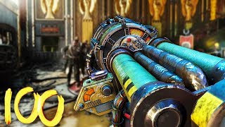 KINO DER TOTEN ROUND 100 SPEEDRUN ATTEMPT  BLACK OPS 3 ZOMBIES CHRONICLES GAMEPLAY [upl. by Ahgiel222]