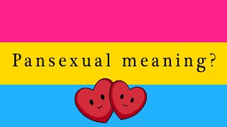 Pansexual Meaning [upl. by Ennahs]