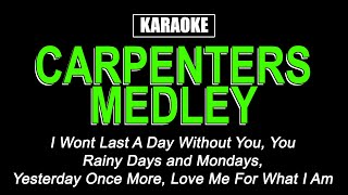 Karaoke  Carpenters Medley [upl. by Carman]