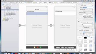 iOS Application Development Tutorial 10 Navigation Controllers and Pushing Table Views [upl. by Fuhrman890]