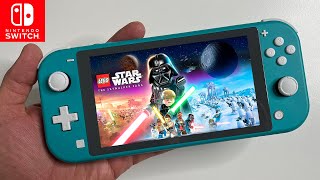 LEGO Star Wars The Skywalker Saga Nintendo Switch LITE Gameplay [upl. by Piero]