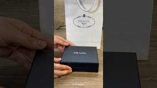 📦💥UNBOXING PRADA SAFFIANO LEATHER WALLET prada saffianoleatherwallet walletformen brandname [upl. by Etnauj]