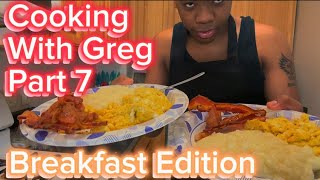 bacon popped me 🤕 Cooking With Greg Part 7 [upl. by Lleral578]