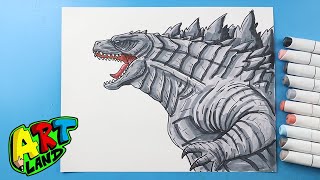 How to Draw Godzilla [upl. by Pages]