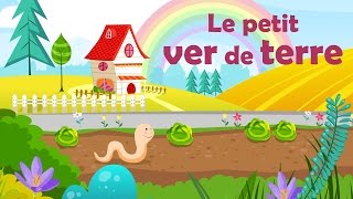 Le petit ver de terre  Comptine avec gestes pour enfants et bébés avec les paroles [upl. by Onig]