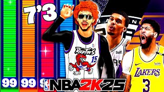 THE BEST 73 DEMIGOD CENTER BUILD ON NBA 2K25 [upl. by Kolodgie]