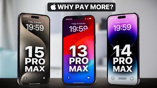 iPhone 15 Pro Max vs 14 Pro Max vs 13 Pro Max — The Biggest Problem You Should Know [upl. by Ayekan248]