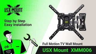 XMM006 USX Mount  Full Motion TV Mount  Installation Video [upl. by Bale]