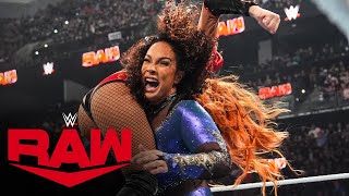 Nia Jax lays waste to Liv Morgan and Becky Lynch Raw highlights March 4 2024 [upl. by Ellenor]