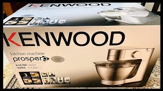 UNBOXING KENWOOD PROSPERO STAND MIXER KM 280  WHATS INSIDE KENWOODS PROSPERO KM 28 SERIES [upl. by Ridglee]