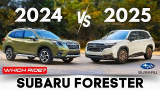 Subaru Forester 2025 vs 2024  Detailed Comparison  Which Ride [upl. by Thessa989]