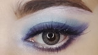 Blue Soft Classic Eye Look Step By Step [upl. by Eidod]