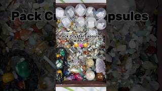 Crystal white capsules 🥰 crystalstores crystals crystalstructure crystalshops quartzcrystals [upl. by Schwejda]