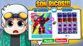 ¡TRADEO el UPGRADED TITAN DRILL MAN ULTIMATE en Toilet Tower Defense Roblox [upl. by Aivato]