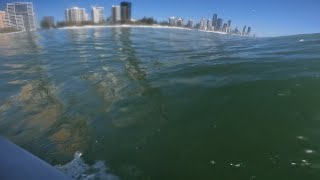 Heavy Closeout Shorebreak Raw POV Surfing Broadbeach [upl. by Daegal285]