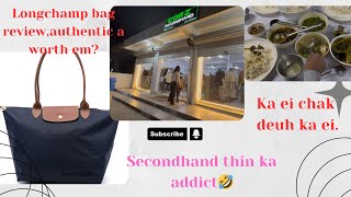 Kan dineoutLongchamp le plaige bag review [upl. by Feld273]