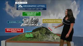 Orographic Lifting Windward vs Leeward sides of a mountain Breaking it Down with Brittney [upl. by Pavla]