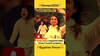 Olympic 2024 Egyptian fencer Nada Hafez Competed in the Paris olympics shorts theright1 [upl. by Nnasus57]