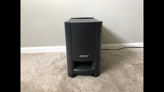 Bose PS321 II Acoustimass Module Home Theater Powered Active Subwoofer Speaker System [upl. by Eveleen]