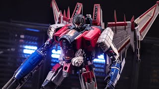 Cyber Factory 2021 CF01 Star Storm （Starscream）stop motion and review [upl. by Eurydice]