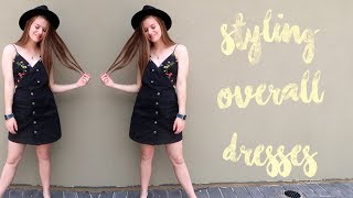 How I Style Overall Dresses [upl. by Yelekalb]