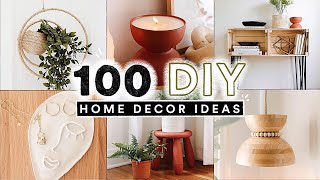 100 DIY HOME DECOR IDEAS  HACKS You Actually Want To Make ✨ Full Tutorials [upl. by Lory369]