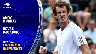 Andy Murray vs Novak Djokovic Extended Highlights  2012 US Open Final [upl. by Calida]